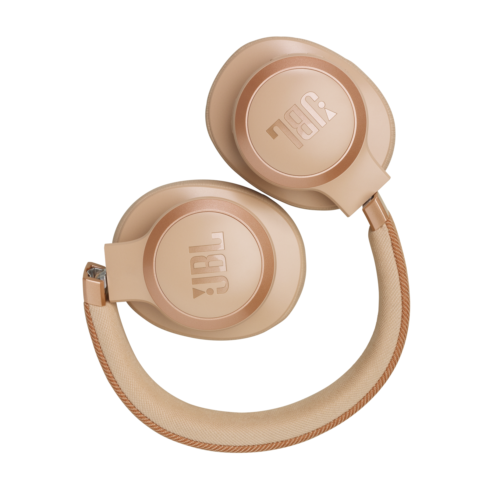 JBL Live 770NC - Sandstone - Wireless Over-Ear Headphones with True Adaptive Noise Cancelling - Detailshot 5